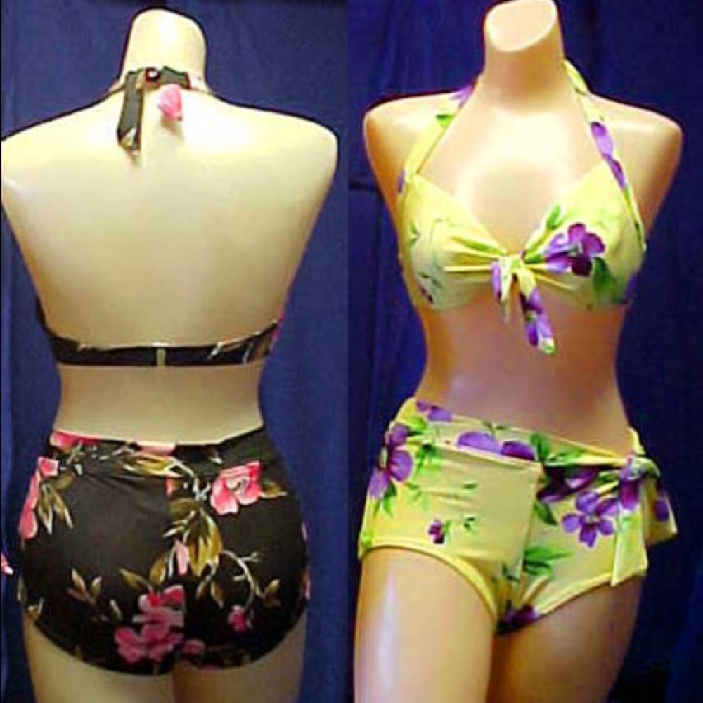 Jantzen brown bikini two piece swimsuit